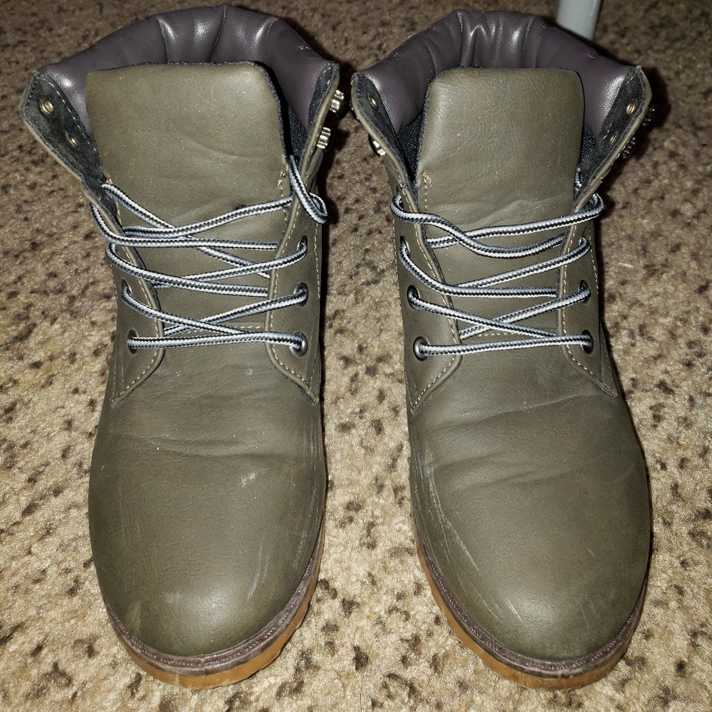 ARMY green Boots